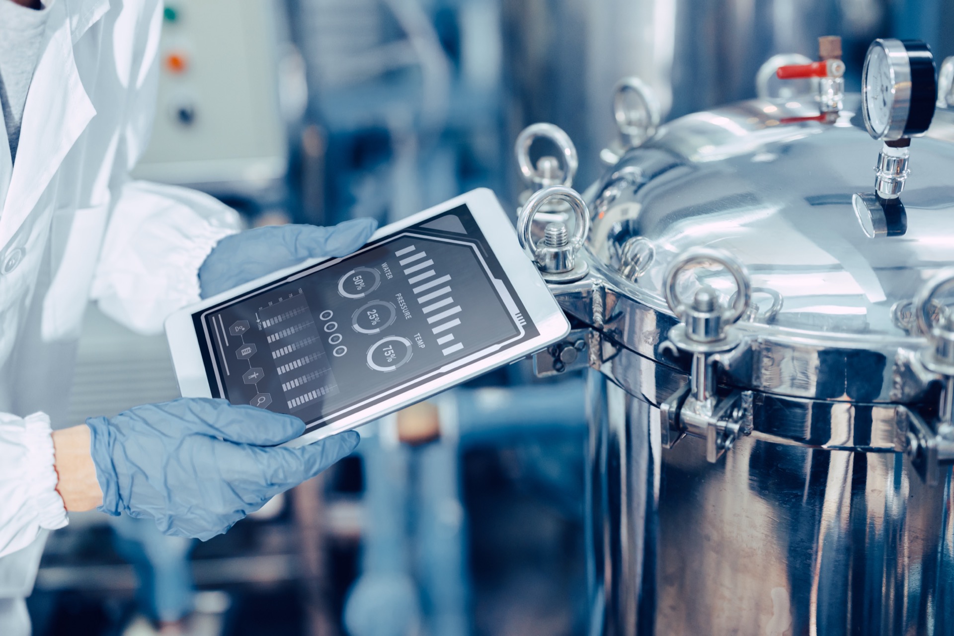 GMP-validated manufacturing